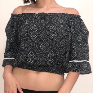 Forever 21 strapless blouse